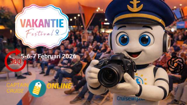 ONZE RUTGER ONZE CRUISE ASSISTENT WAS OP HET VAKANTIE FESTIVAL